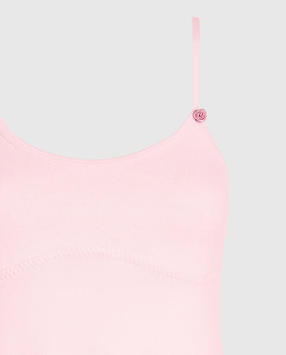 Sleep Dress with Rosette in Pink-A-Boo