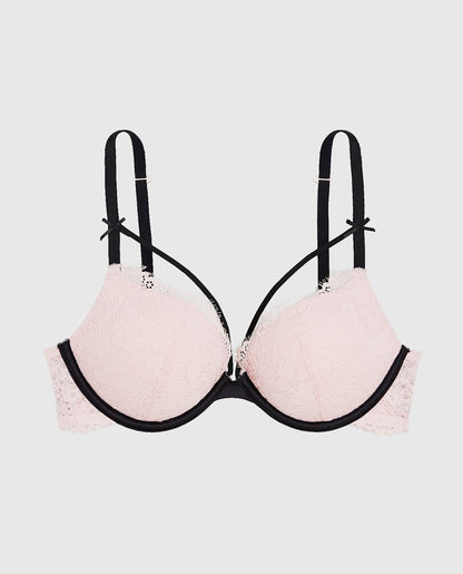 Up 2 Cup Lace Bra in Pink-A-Boo