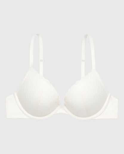 Lace Push Up Bra in Ivory