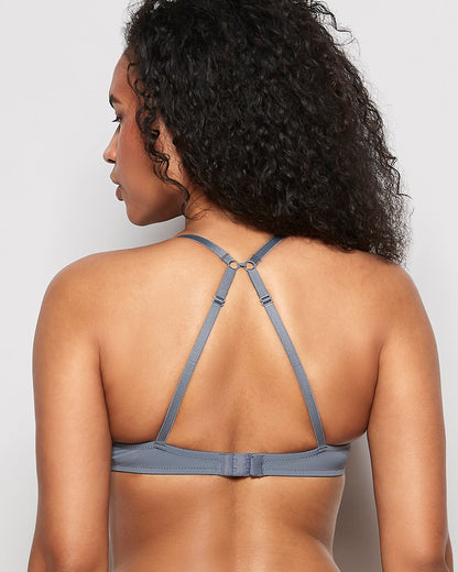 Lace Push Up Bra in Stormy Weather