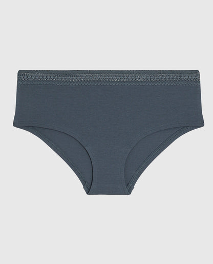 Hipster Panty with Elemental Lace in Stormy Weather