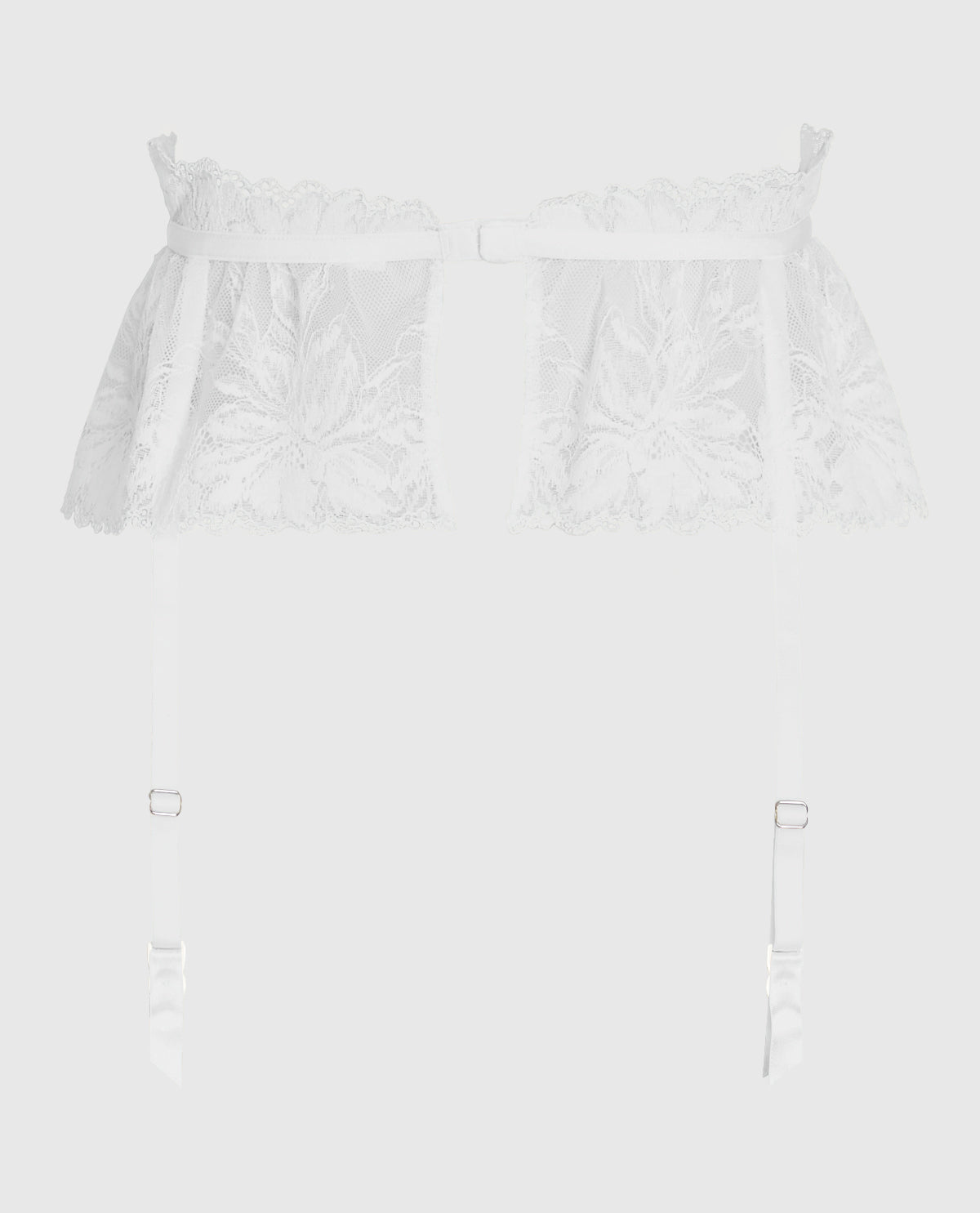Lace Garter Skirt in Ivory