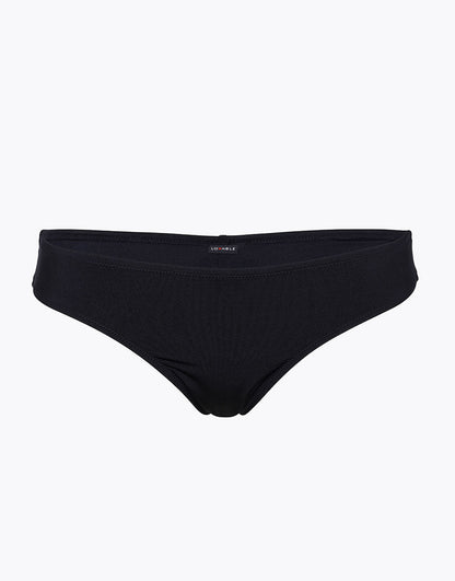 Brazilian Swim Bottom in Tuxedo Black