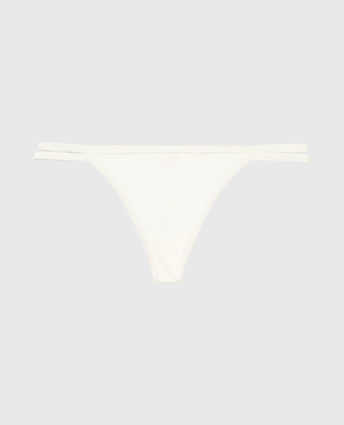 G-String Panty with Bamboo Ring in Ivory