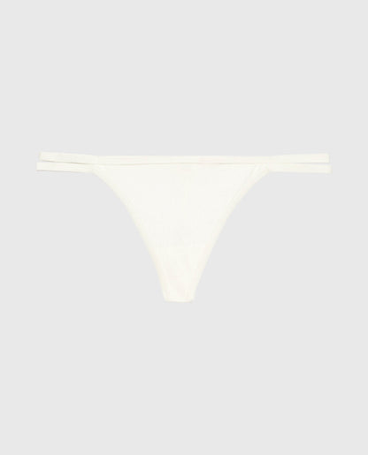 G-String Panty with Bamboo Ring in Ivory