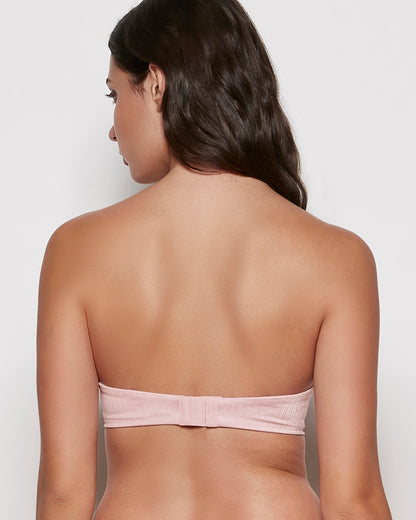 Strapless Push Up Bra in Iced Lilac