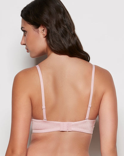 Strapless Push Up Bra in Iced Lilac