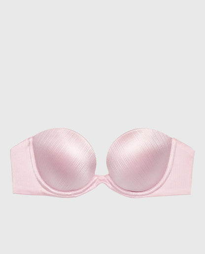 Strapless Push Up Bra in Iced Lilac