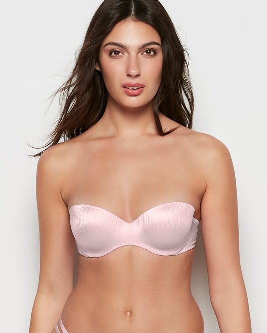 Strapless Lightly Lined Bra in Iced Lilac