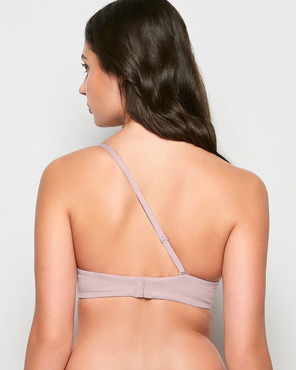 Strapless Lightly Lined Bra in Iced Lilac