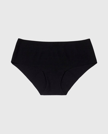 No Show Hipster Panty in Tuxedo Black