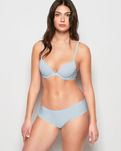 No Show Hipster Panty in Subdued Blue