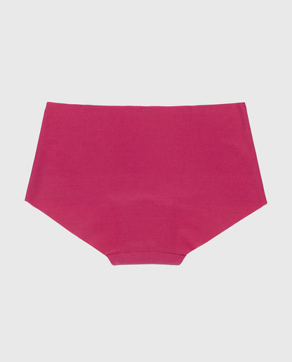 No Show Boyshort Panty in Electric Rouge