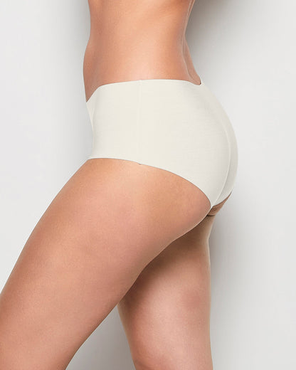 No Show Boyshort Panty in Ivory