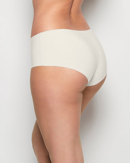 No Show Boyshort Panty in Ivory