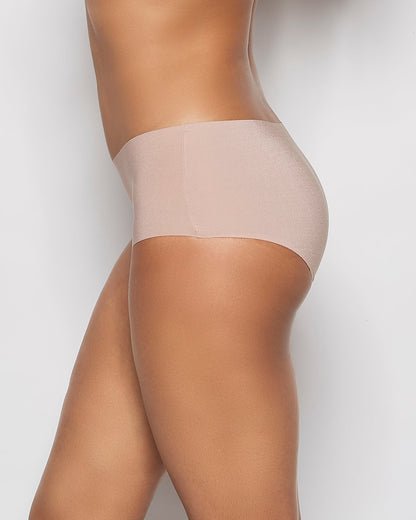No Show Boyshort Panty in Evening Blush