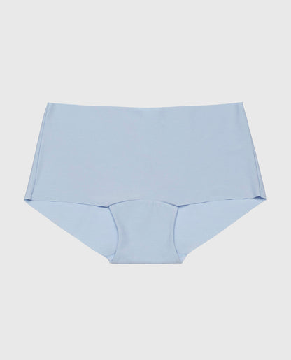 No Show Boyshort Panty in Subdued Blue