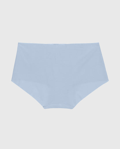No Show Boyshort Panty in Subdued Blue