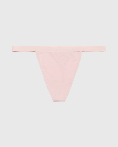 G-String Panty with Vanishing Trim in Iced Lilac