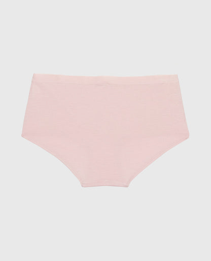 Boyshort Panty with Vanishing Trim in Iced Lilac