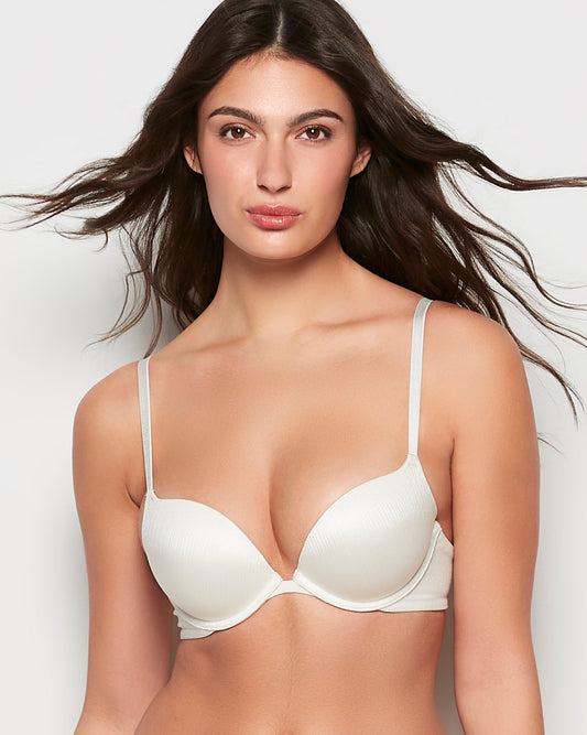Push Up Plunge Bra in Ivory