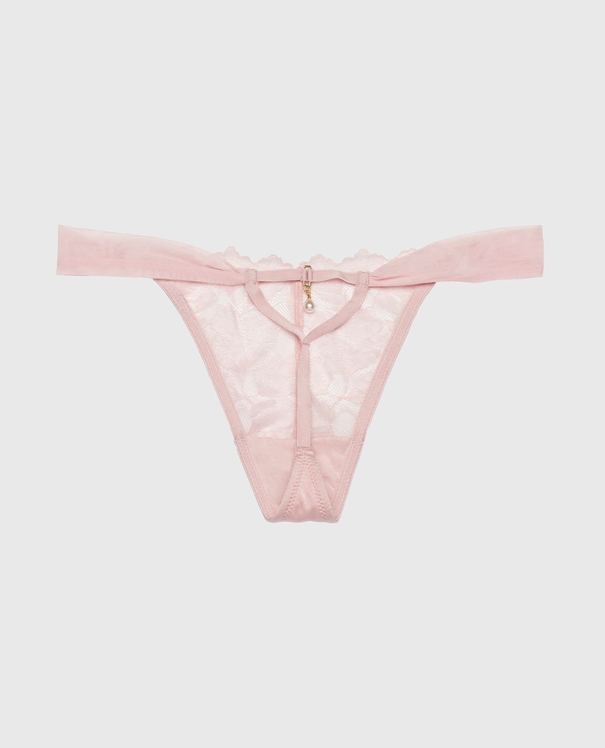 High Leg G-String Panty in Iced Lilac