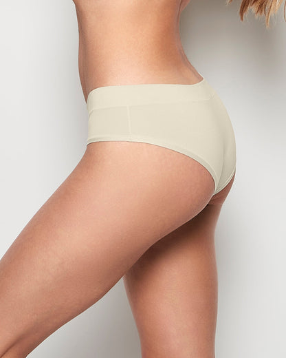 Comfort Hipster Panty in Oatmeal Heather