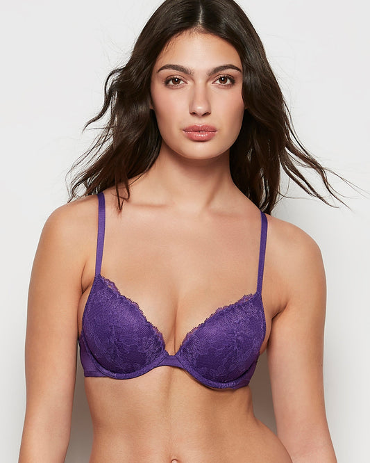 Lace Push Up Bra in Petunia Purple