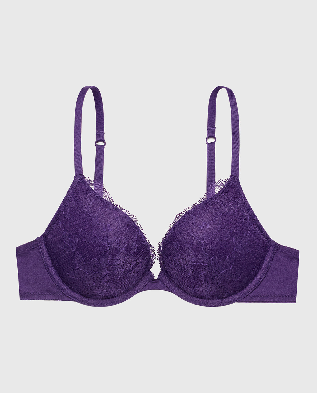 Lace Push Up Bra in Petunia Purple