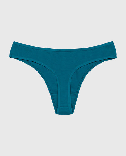 Cotton Thong Panty in Exotic Nights
