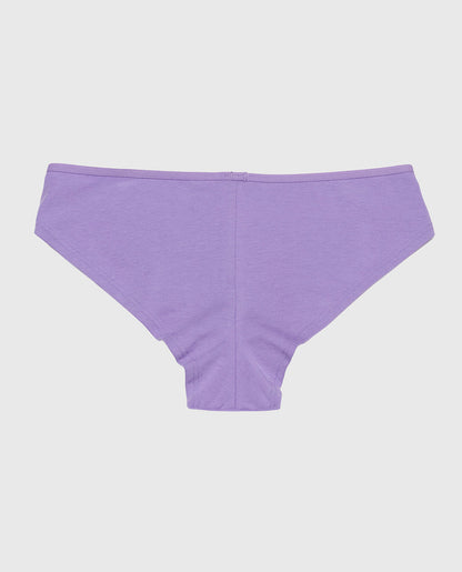 Cotton Cheeky Panty in Paisley Purple