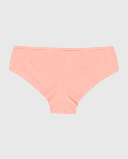 Cotton Cheeky Panty in Peach Fizz