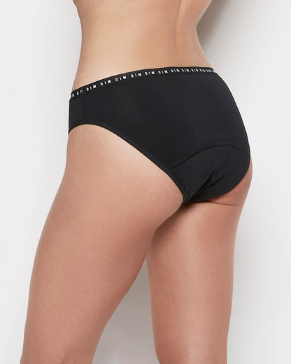 Bikini Period Panties in Tuxedo Black